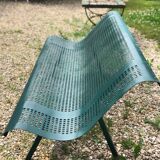 Parisian public garden bench 1950's