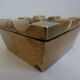 Scandinavian design ashtray in vintage bronze Ultima an 70