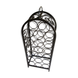 Vintage wrought iron bottle holder