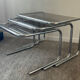 Series of 3 vintage nesting tables from the 60s and 70s