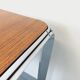 Pierre Paulin vintage square dining table in rosewood and metal