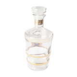 Golden liquor decanter