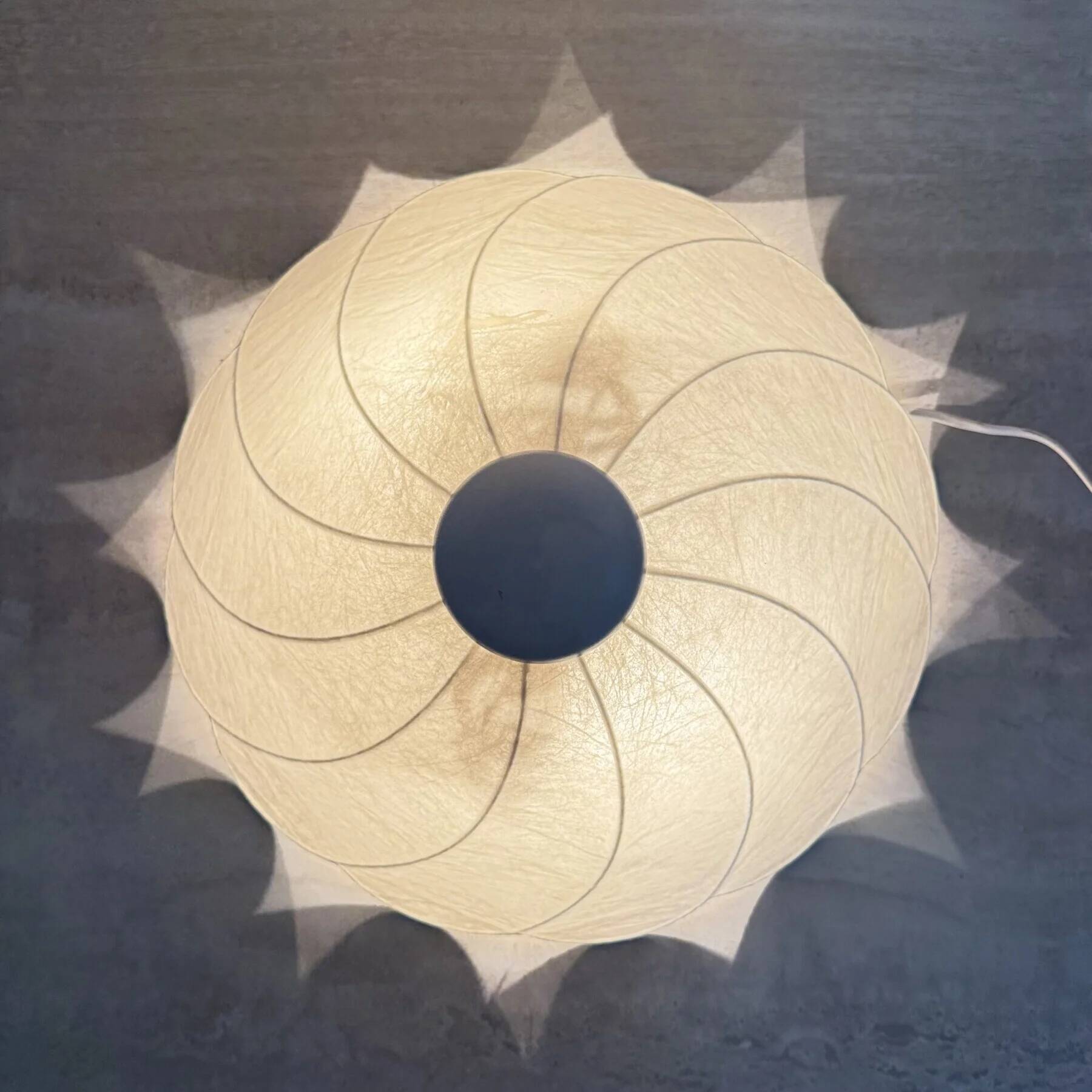 Mid-century design cocoon ceiling lamp, 1970s