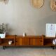 Vintage wooden sideboard from the 60s (shallow)