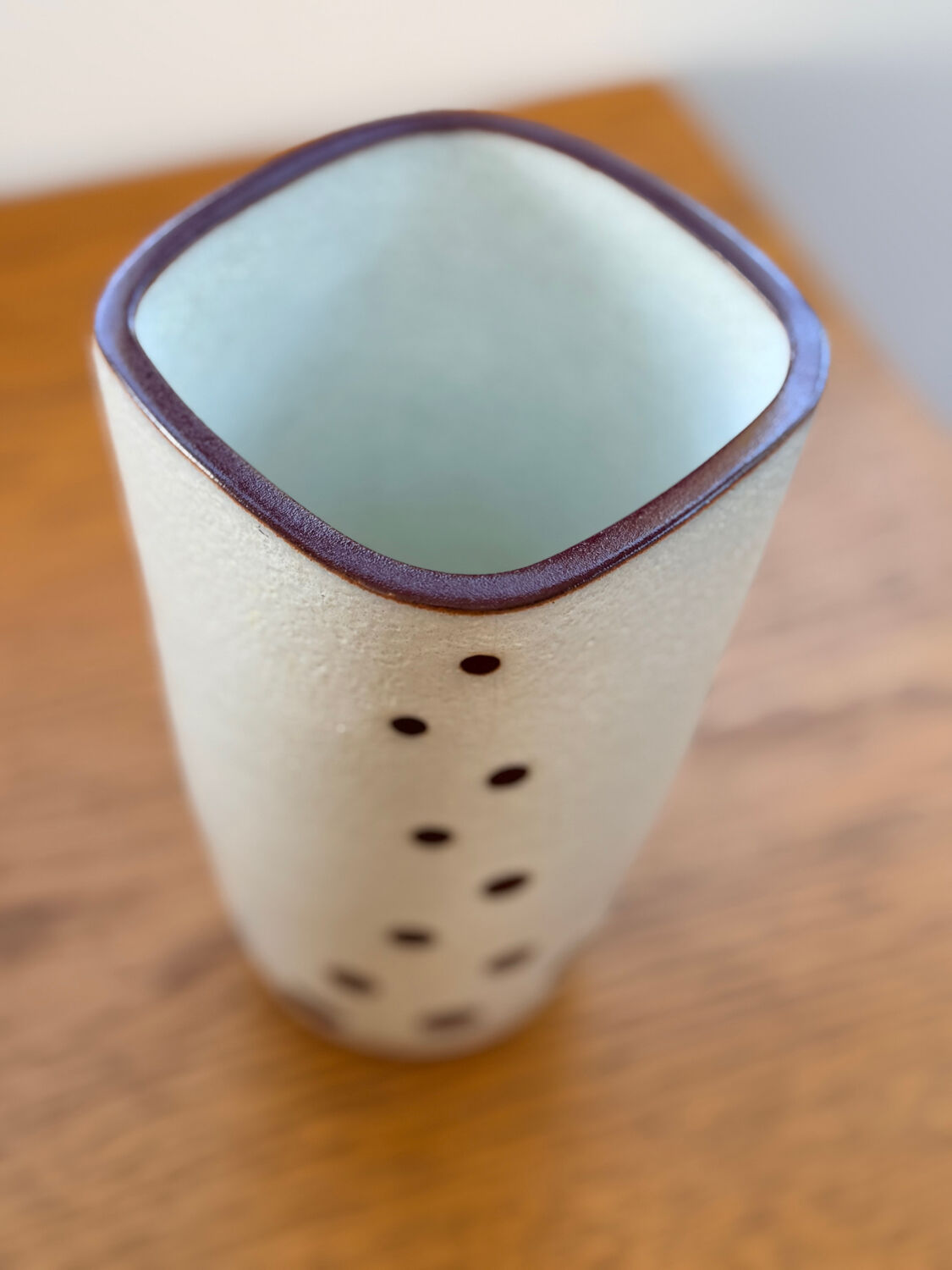 JAAP RAVELLI white ceramic vase signed