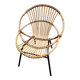 Belle chaise Vintage en rotin et osier