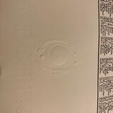 Map plan engraving of Vintage Paris