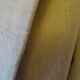 Rustic tablecloth square in hemp.
