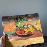 Still life painting oil on canvas