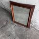Sculptural wall mirror in wood, 1960s