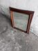 Sculptural wall mirror in wood, 1960s