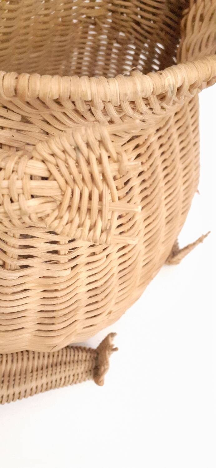 Rattan frog Olivier Cajan, 1970