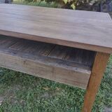 Old oak farm table