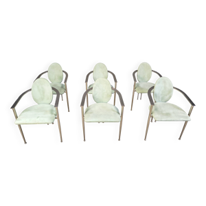 6 chaises de salle à