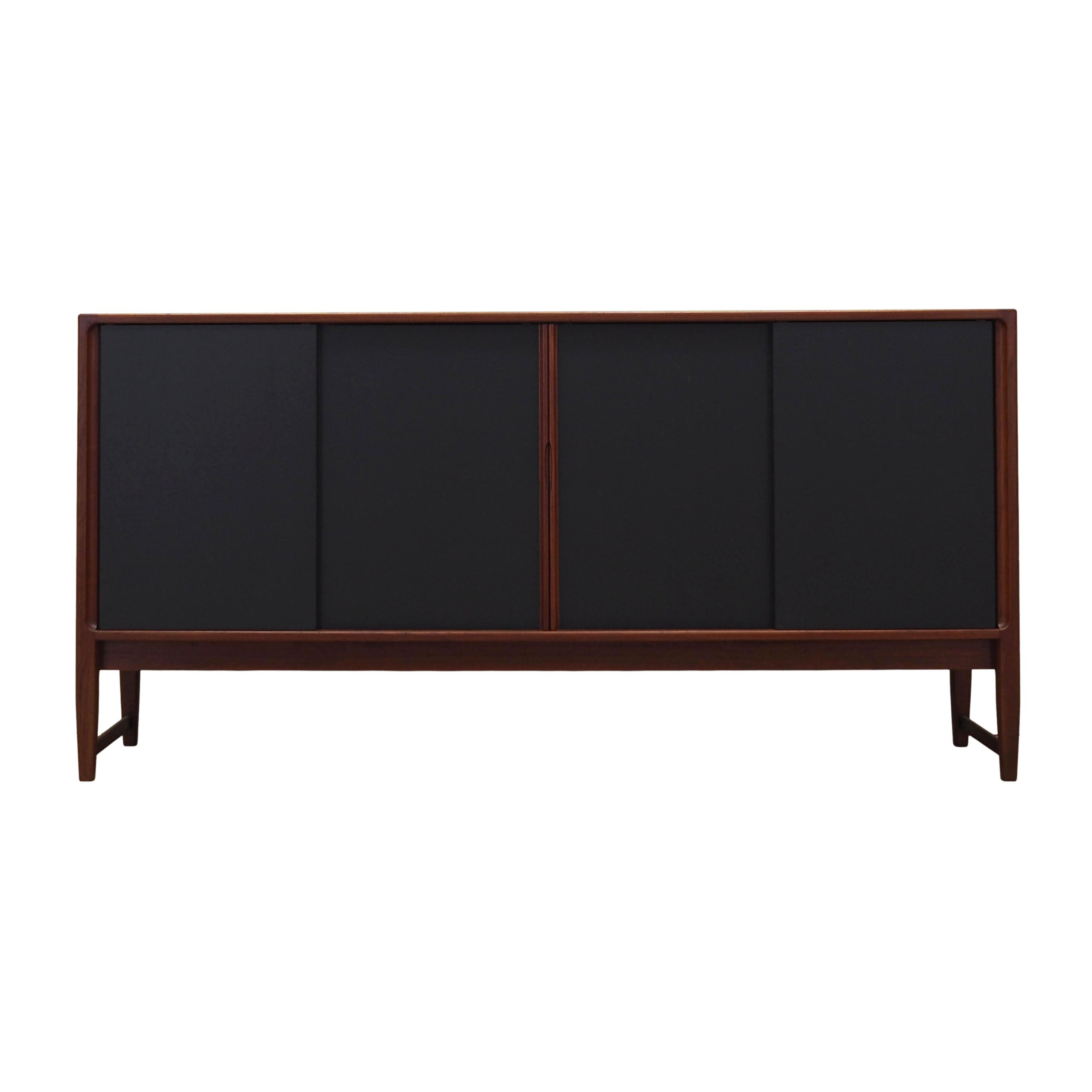 Enfilade en teck, design danois, années 1970, production: danemark