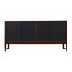 Enfilade en teck, design danois, années 1970, production: danemark