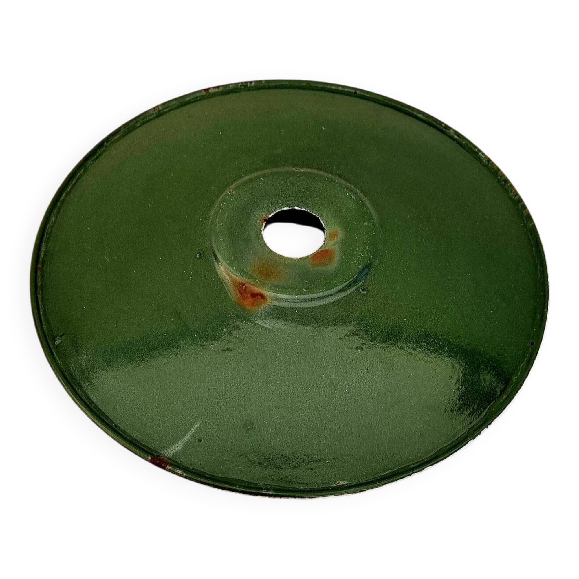 Suspension in enamelled sheet metal