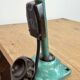 Large Green Industrial Workshop Table Lamp, 1960s