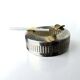 Silver plated ashtray, Maria Pergay's style, France, 1970s