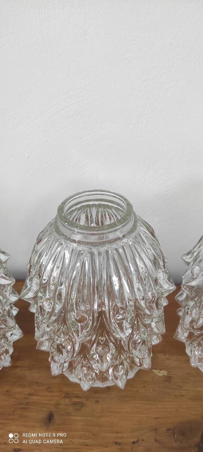 Vintage Glass Suspension Set