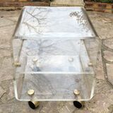 Plexiglas coffee table