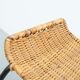 Gian Franco Legler attributed rattan stool, 1950s