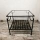 Wrought-iron coffee table
