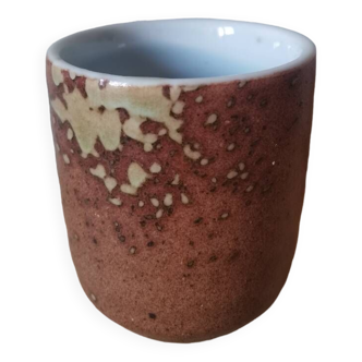 Vintage artisanal stoneware mug