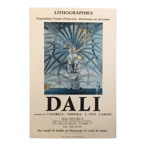 Affiche d'exposition-vente
