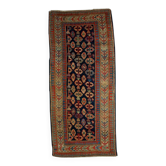 Handmade antique Armenian Gandzak rug 106cm x 222cm 1880s - 1B519