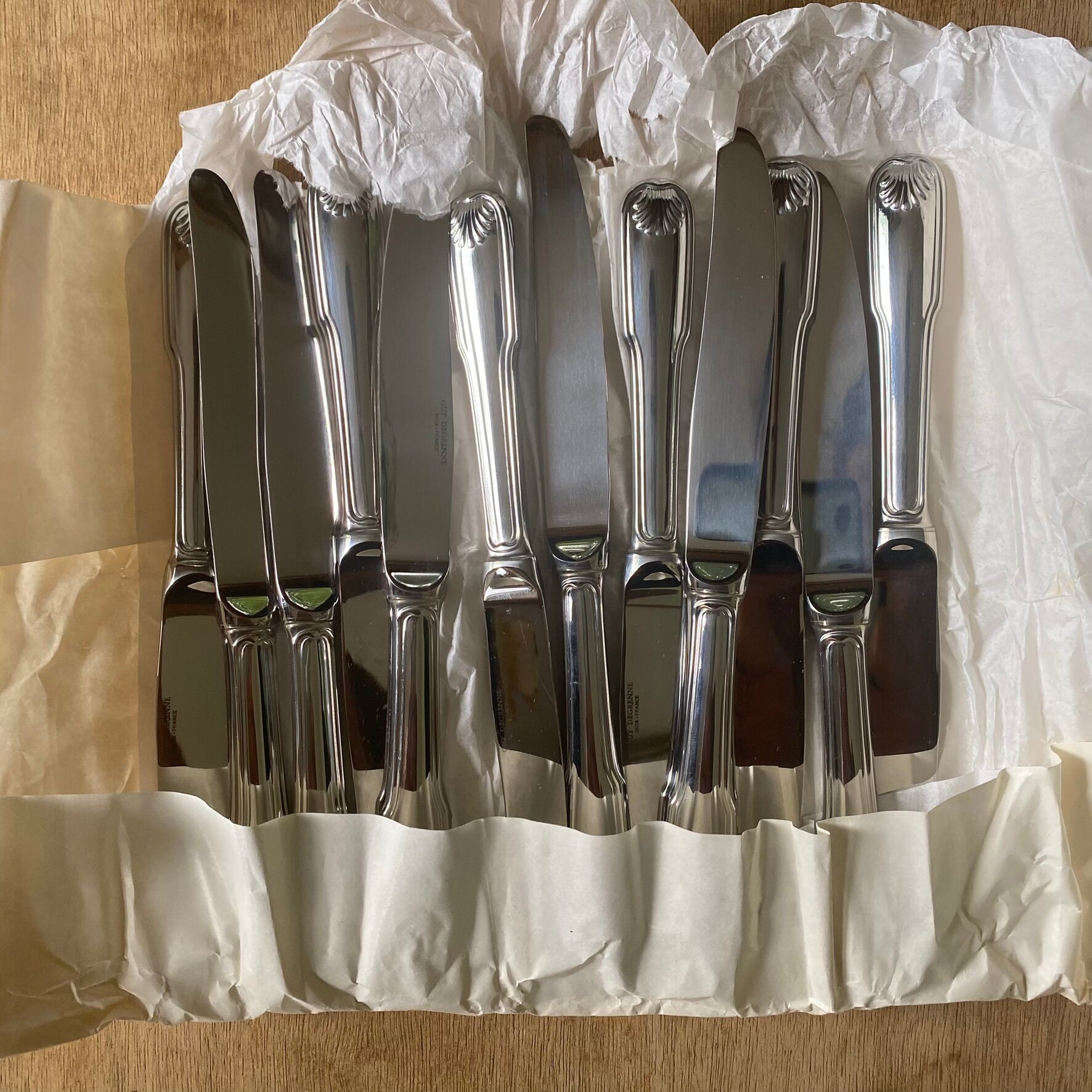 Couteaux inox Guy Degrennes