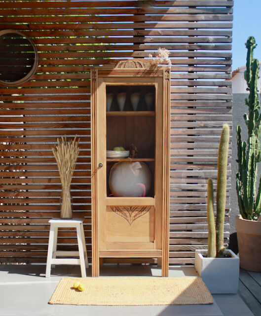 Art Deco oak hosiery