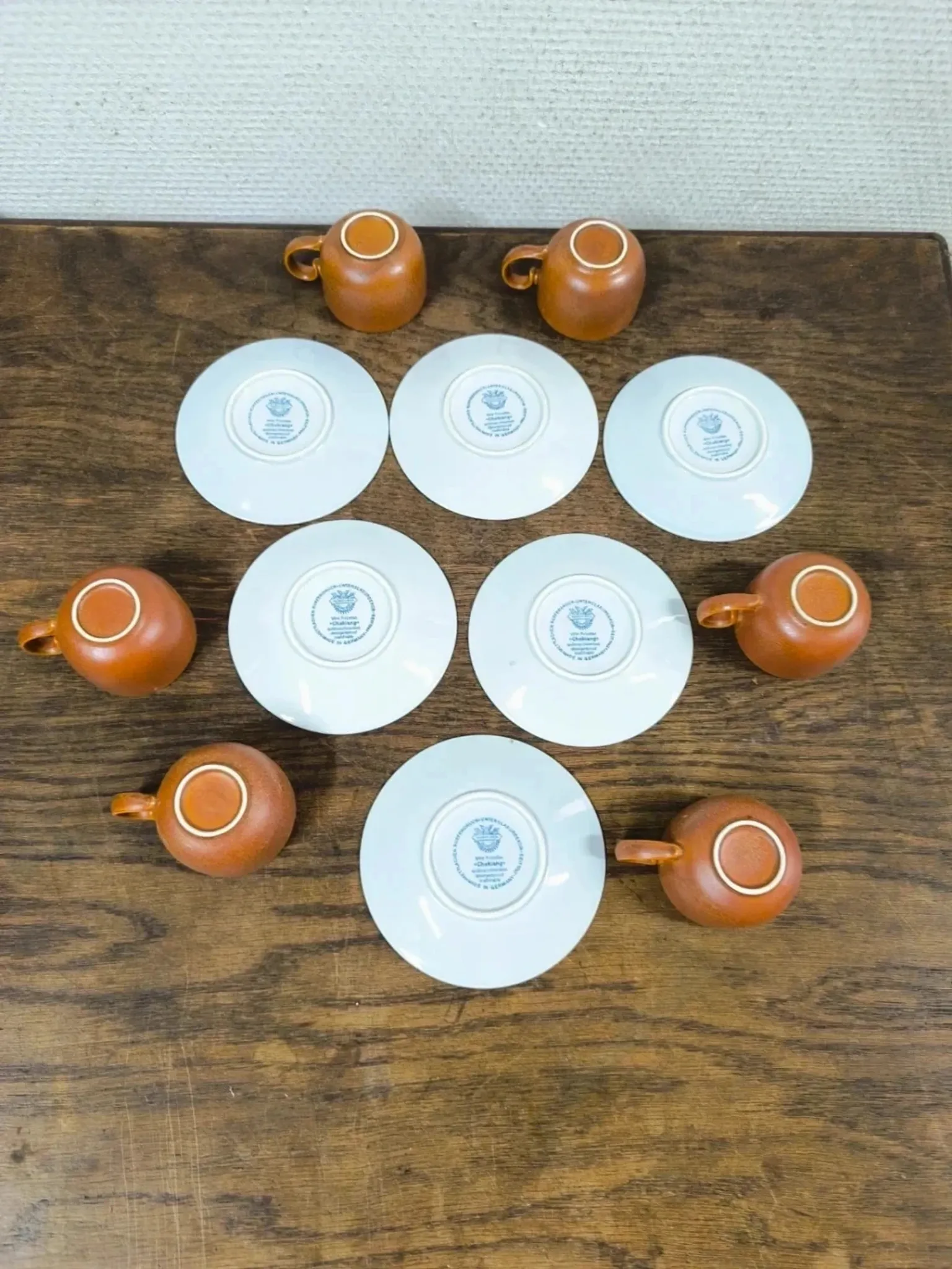 Set of 6 cups + saucers Villeroy and Boch Chekiang
