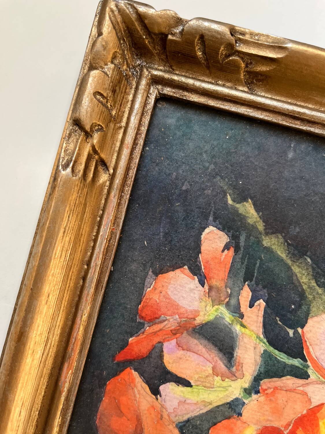 Anemones in watercolor