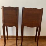 Two Cherry Wood Bedside Tables