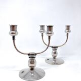 Pair of christofle candlesticks from the 1930s