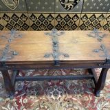 Louis XIII style drop-leaf dining table - Renaissance