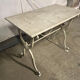 White marble bistro table