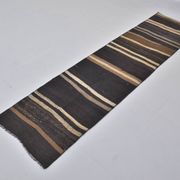Tapis Kilim à rayures anatoliennes vintage sku3880