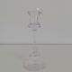 Glass candle holder