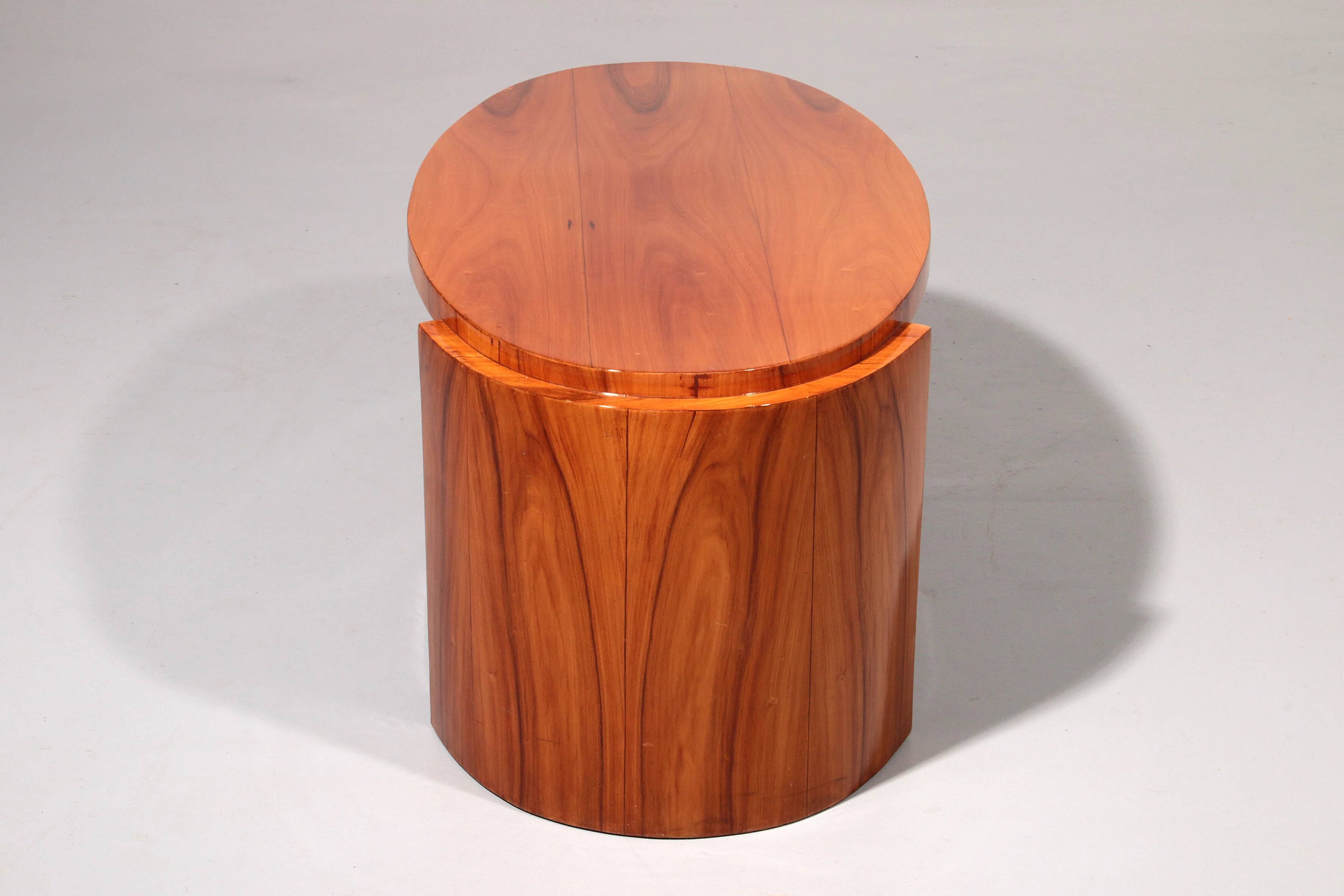 Art Deco French light-wood coffee table