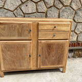 Vintage wooden sideboard cabinet