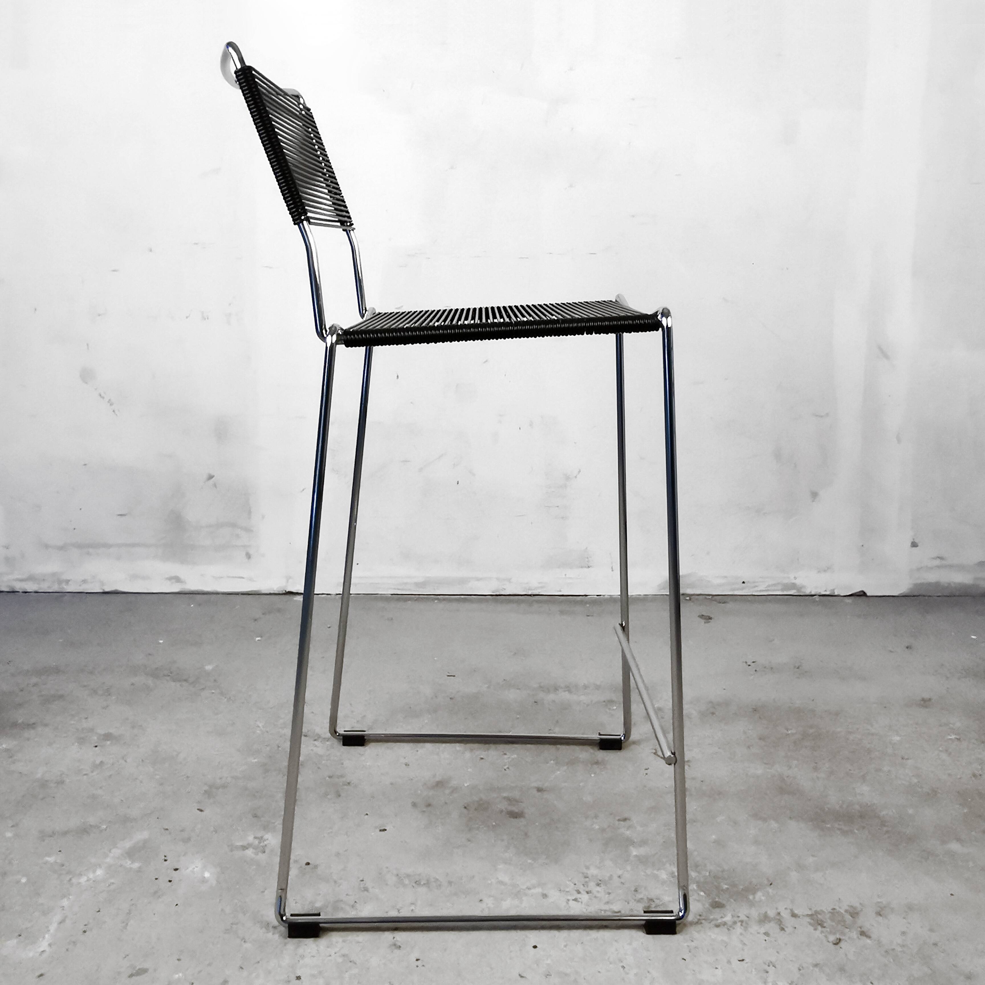 High "spaghetti" stool, 1970s