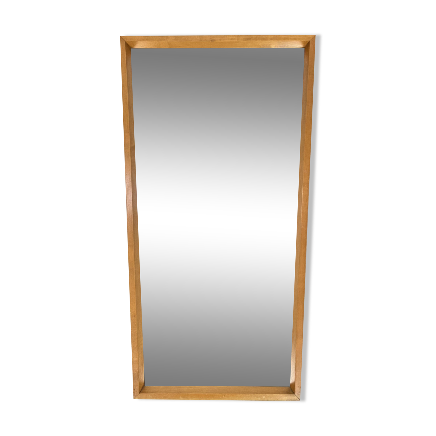 60s trapezoid mirror Scandinavian style 82 x 45 cm