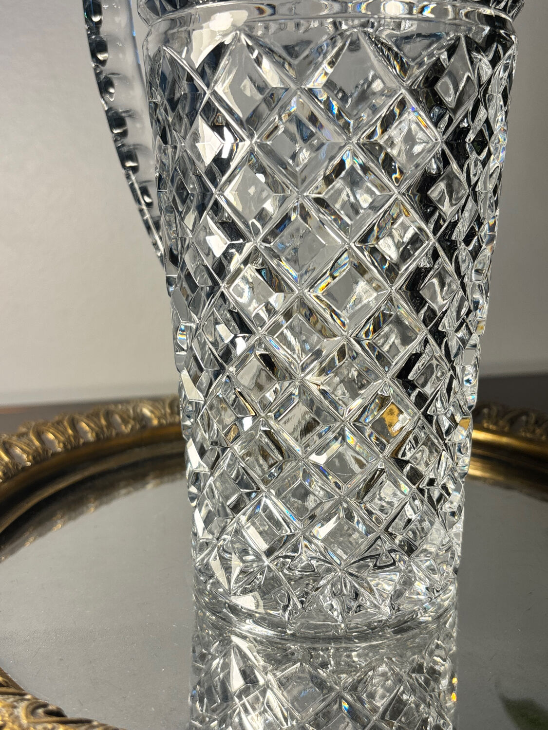 Bohemian crystal jug
