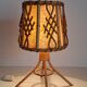 Bamboo bedside lamp