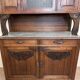 2-body art deco buffet in solid wood circa 1940