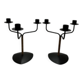 Set of two Laurids Lonborg candle holders.