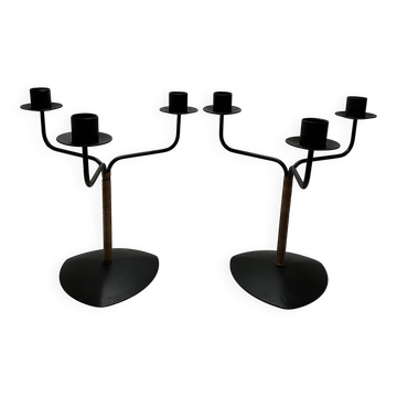 Set of two Laurids Lonborg candle holders.