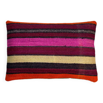 HOUSSE DE COUSSIN KILIM TURC VINTAGE, 30 X 50 CM